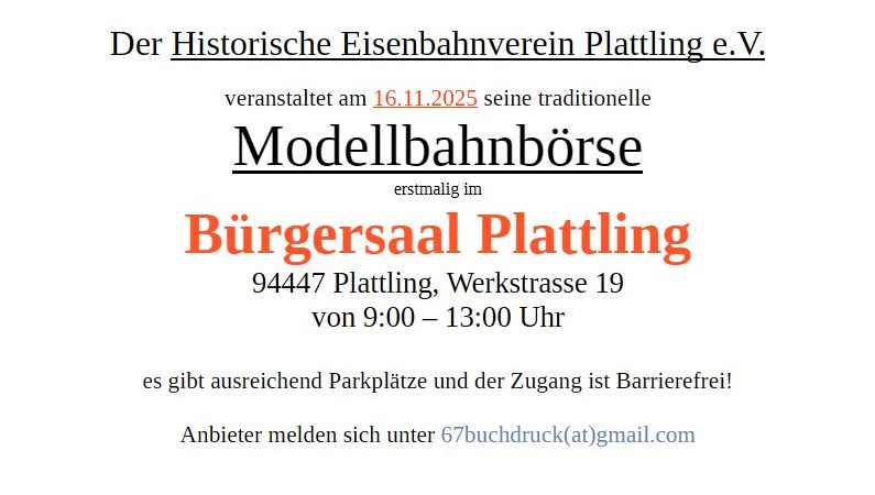 Modellbahnbörse 2025