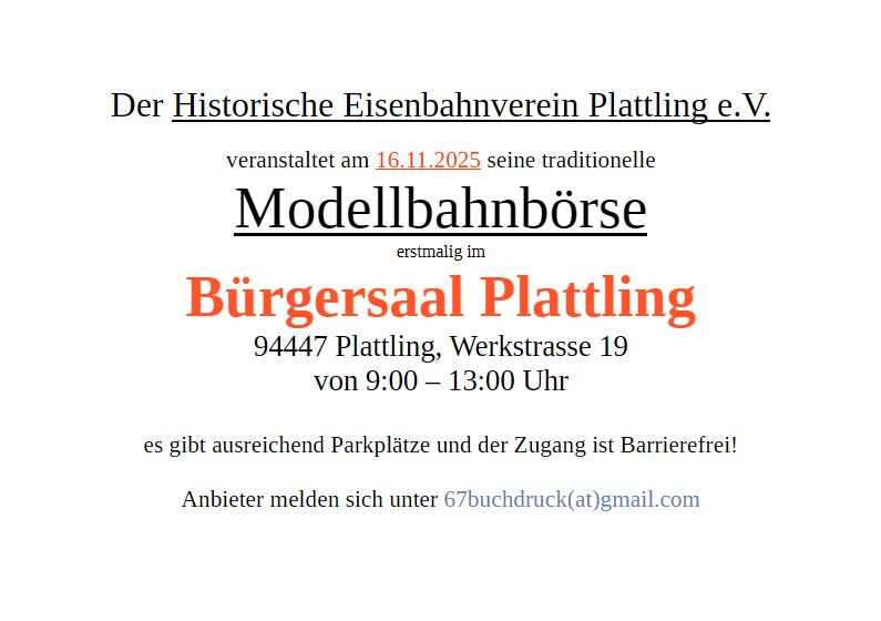 Modellbahnbörse 2025