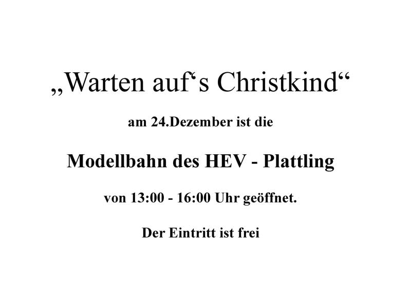 Warten auf’s Christkind
